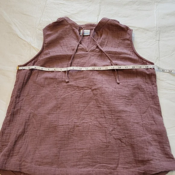 Columbia Size Large Dusty Rose Sleeveless Top - Picture 7 of 10